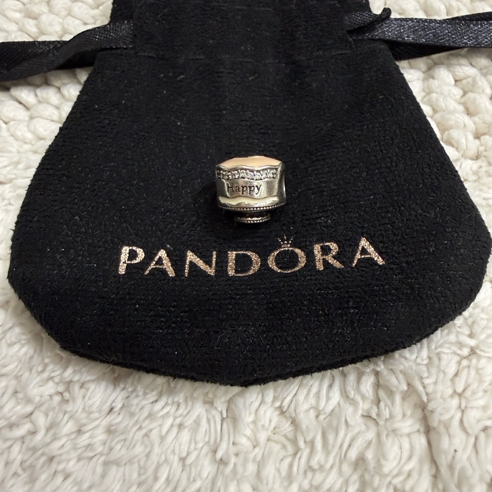 Pandora Happy Birthday Cake Charm